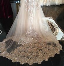 Lace Sequins Wedding Veil With