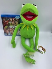 Official Kermit the Frog Disney Store Muppets Plus  AND The Muppets Blue Ray DVD