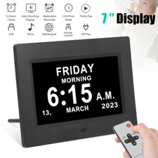 Digital Day Calendar Clock for
