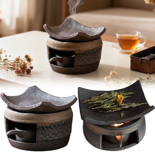 Ceramic tea stove warmer set - ceramic,
