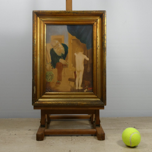 Antique impressionist framed - antique,
