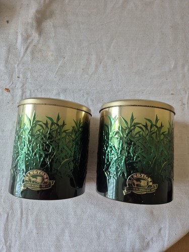 Ringtons tea caddies green - tea,