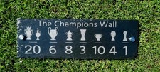 Liverpool Champions Wall Plaque With Fixings Natural Slate 