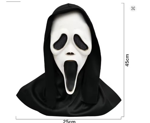 Scary screaming ghost face - scary,