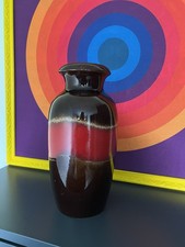 Vintage West German Red Vase