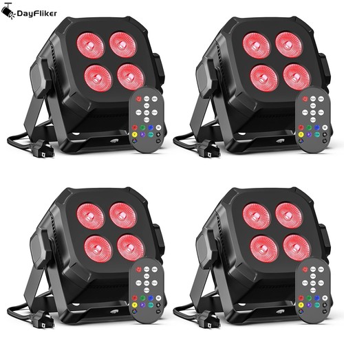 4pcs rgbw led par - 4pcs,