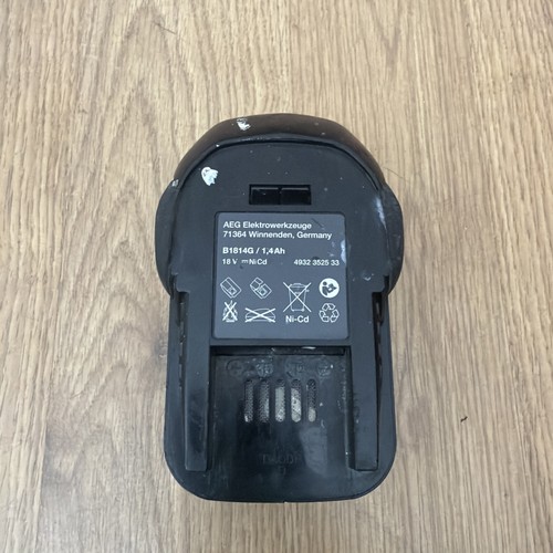 Genuine aeg 18v b1814g - 18v, ni-cd