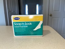 Dr. Scholls Soap n Soak Vintage 1991 Instant Footbath 4 Pack Original Box