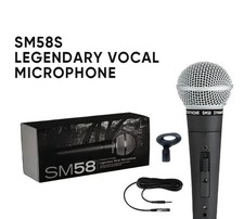 For Shure SM58 Dynamic Vocal Microphone Wired Mic with Switch With Cable UK