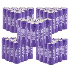 26650  3.7V 1 Rechargeable Battery LED Flashlight Toy &Charger LOT