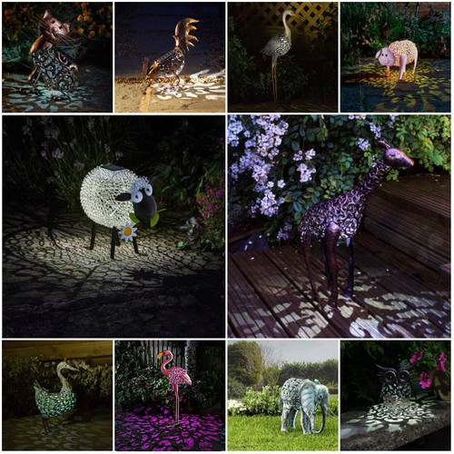 Solar garden ornaments - garden,