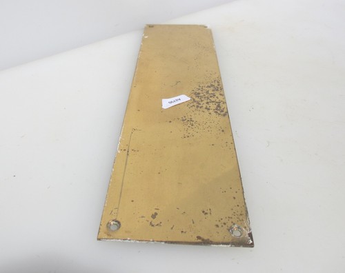 Brass finger plate - plate, door