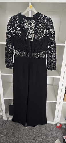 Zara black lace - wide, leg