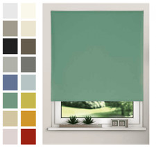 NewEdgeBlinds Thermal Insulating Blackout Fabric Window Roller Blinds 170cm Drop