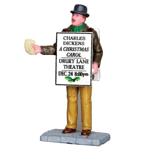Lemax sandwich board man - lemax,
