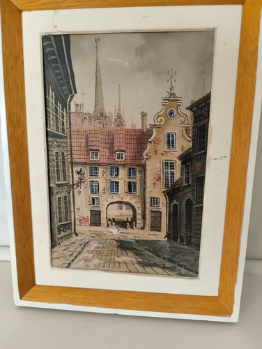 Original miniature tempera - miniature,