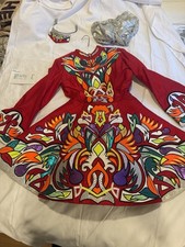 Red Irish Dance Solo Dress