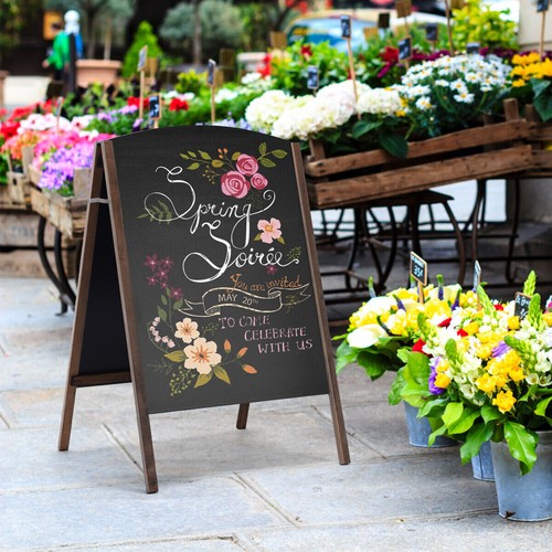 Board frame pavement sign - frame,