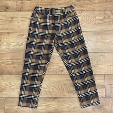 High Waisted Check Cigarette