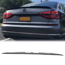 For VW Passat B6 B7 TSI Carbon Fiber Rear Boot Roof Trunk Spoiler Lip Tail Wing