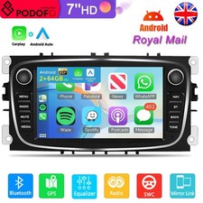 FOR FORD MONDEO FOUCS S/C-MAX GALAXY CAR STEREO RADIO ANDROID 15 GPS SAT NAV BT