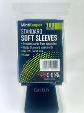 MintKeeper Soft Sleeves 100 Standard Penny Trading Card Sleeves Pokemon/MTG