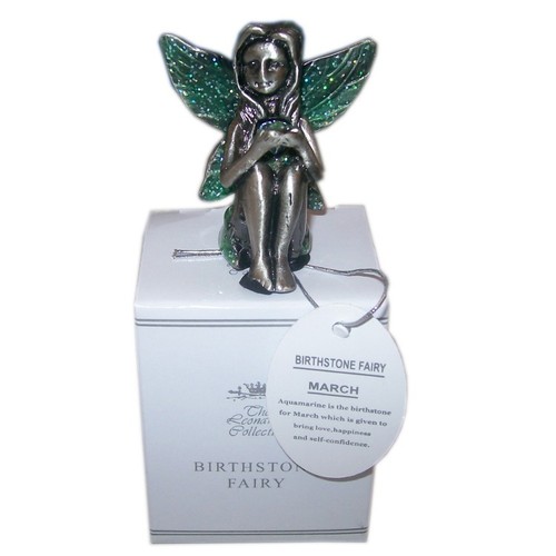 Pewter birthstone fairy - birthstone, /
