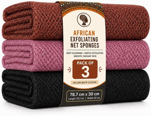 African exfoliating net - 3x,