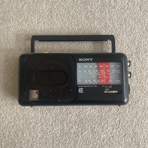 Vintage sony icf - vintage, icf-750l