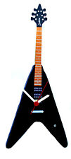 Gibson Flying V Clock -  Gibson Guitars - Guitar Clocks - Rock Guitar G23-C