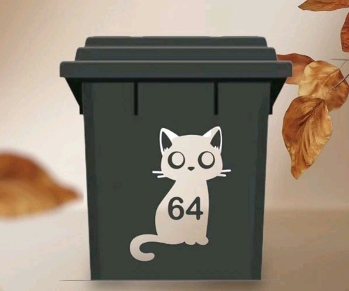 Wheelie bin sticker recycling - sticker,,