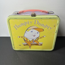 Humpty Dumpty Vintage Metal Lunch Box Nursery Rhyme Mother Goose Lunchbox 