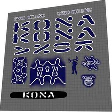 Kona Stab Deluxe 2008 Decal Set