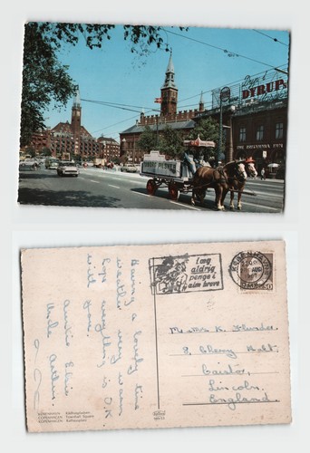 Postcard copenhagen town - -,