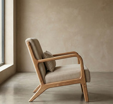 Linen Vintage chair Industrial