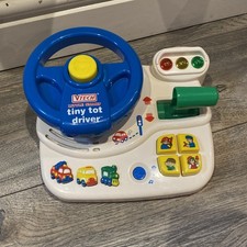 Little Smart Tiny Tot Driver Vtech Vintage Works V Tech Electronic Toy