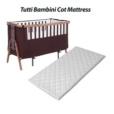 Deluxe Foam Mattress To Fit CoZee Bedside Cot Bed Tutti Bambini FULLY BREATHABLE