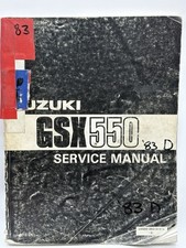 Suzuki GSX550 factory workshop service Manual 1983