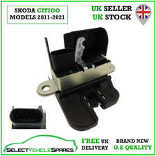 NEW SKODA CITIGO TAILGATE BOOT LID LOCK CATCH ACTUATOR 2011-2021