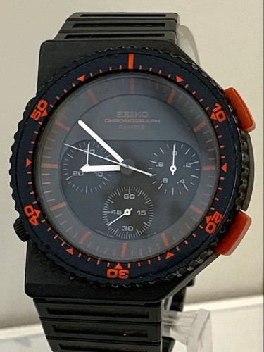 Seiko giugiaro 7a28 6000 - seiko, black