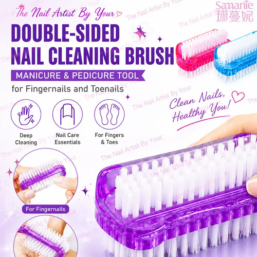 Double sided nail cleaning - double-sided,