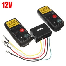 WIRELESS RECOVERY WINCH REMOTE CONTROL TWIN HANDSET 12V 12 VOLT Car ATV SUV