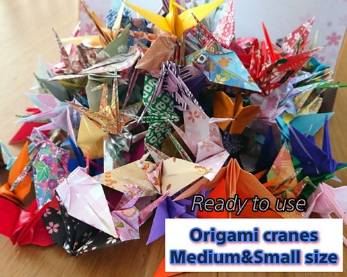 Ready use origami cranes - ready,