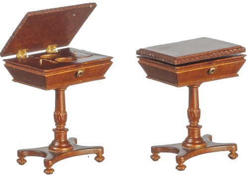 Dolls house walnut - house,