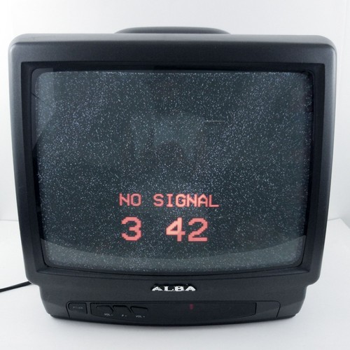Alba crt television black - crt, tv