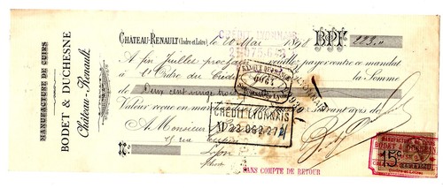 France billet order - À,