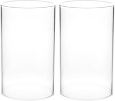 COHEALI 2Pcs Clear Glass