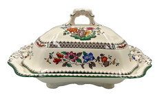 Spode Tureen Chinese Rose Vintage Vegetable Server Made In England
