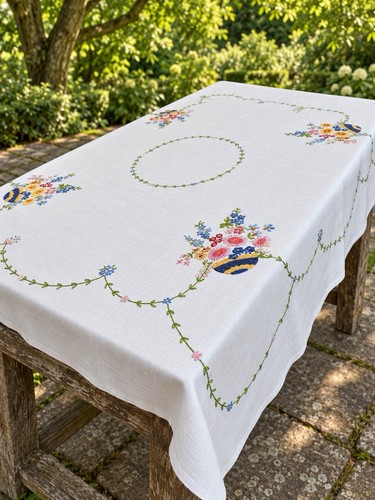Vintage hand embroidered - vintage,