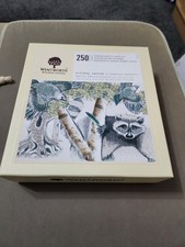 Wentworth Wooden Jigsaw Puzzle "Trickysy Racoon" 250 Piece Puzzle